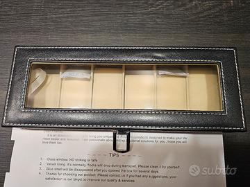 Watch box 6  porta Orologi 