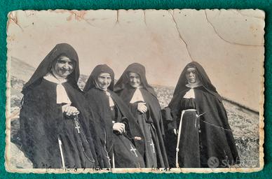 Cartolina Oristano Santa Chiara 4 Suore 1916