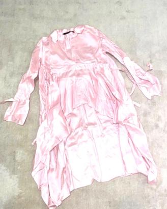 Maxi camicia zara blusa pink