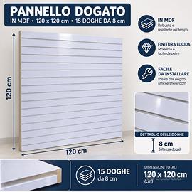 Pannello dogato per esposizioni MDF 120X120