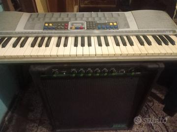Tastiera farfisa+amplificatore 80 watt STAGE