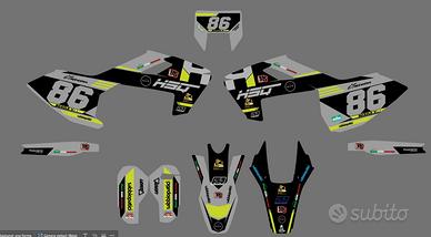 GRAFICA HUSQVARNA PERSONALIZZATA