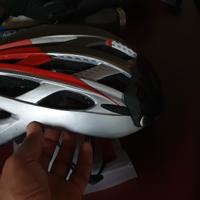 Casco Bici Mtb taglia M visiera e luce