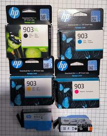 6 x HP 903 (1 Cyan, 1 Magenta, 1 Yellow, 3 Black)