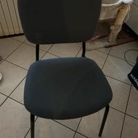 Sedie Ikea design grigio scuro