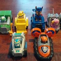 paw patrol personaggi con veicoli originali