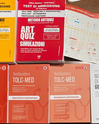 Libri tolc med/vet e professioni sanitarie
