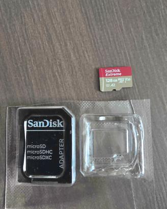 micro sd Sandisk extreme 128 gb