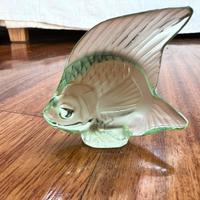 Lalique Pesce Verde light Scultura Cristallo