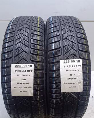 2 GOMME 225 60 18 PIRELLI RFT 2024 INV RIF3569