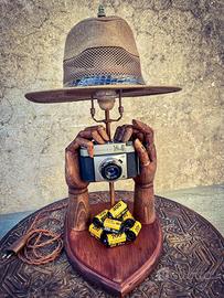 Lampada tavolo vintage Newton fotografo