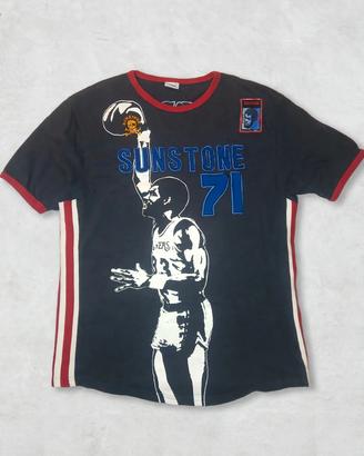 basket vintage sunstone 71 nera/blu