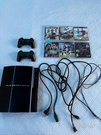 PS3 Fat + 2 Controller Originali + 6 Giochi 🎮