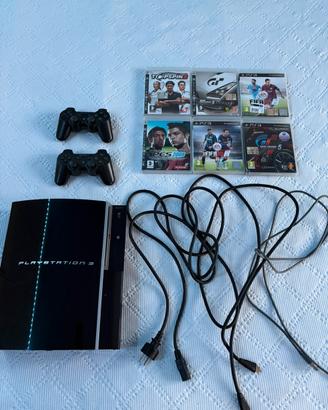 PS3 Fat + 2 Controller Originali + 6 Giochi 🎮
