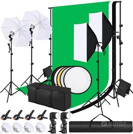 ESDDI Studio Fotografico Kit di Illuminazione 3x2.