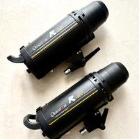 KIT 2 FLASH PROF & 2 KIT BETTERIA