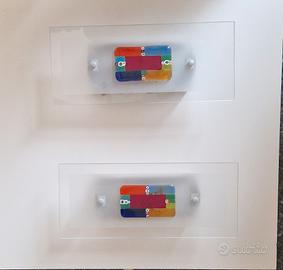 plick da parete in vetro