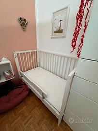 Letto IKEA GULLIVER  + materasso 60x120 bianco