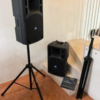 RCF art312A + Yamaha MG102c