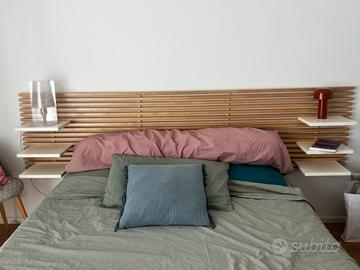 Testiera letto Ikea Mandal