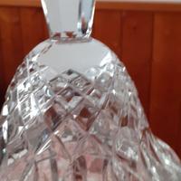 Vaso in cristallo con coperchio