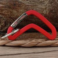 Portachiavi rosso in acciaio Citroën