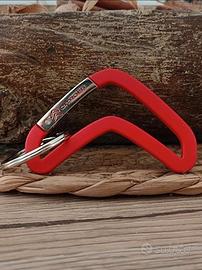 Portachiavi rosso in acciaio Citroën