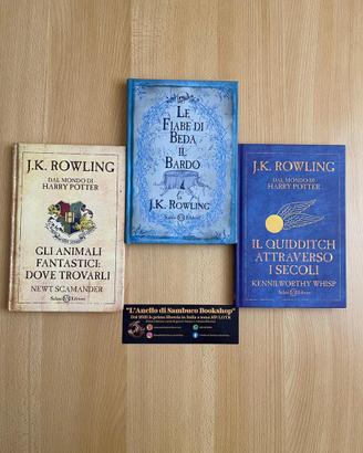 Biblioteca di Hogwarts Salani tre volumi 2011-2012