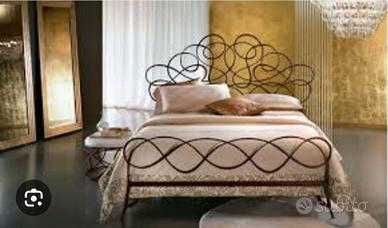 Letto matrimoniale in ferro battuto nuovola