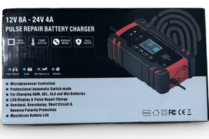 🔋 Caricabatteria Auto 12V/24V Intelligente - NUOV