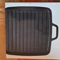 
H&H Bistecchiera 2 Manici, Ghisa, Quadra, cm32