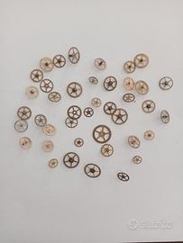 40 bilancieri piccoli di orologi epoca orig. misti