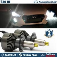 Lampade LED H7 per HYUNDAI i30 3 Fari LENTICOLARI
