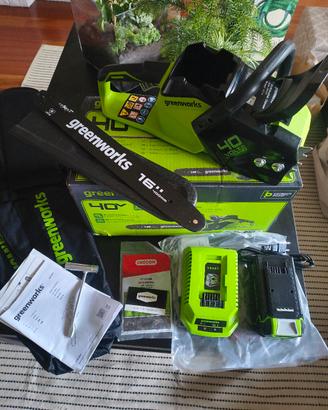 Motosega Greenworks lama da 40 cm 40v