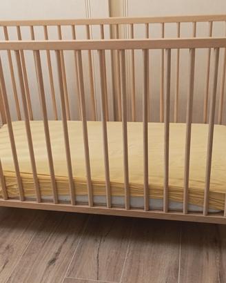 Lettino legno naturale bambini  Ikea 
