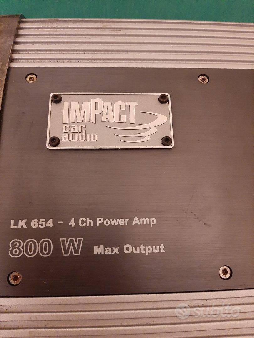 IMPACT LK654 AMPLIFICATORE 4 CANALI 4 X 100 WATT (USATO)