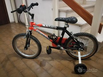 BICI BAMBINO CON ROTELLE