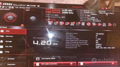 Scheda Madre MSI Z270 Gaming Plus ram e processore