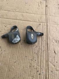 2 coppie di pedali bici corsa