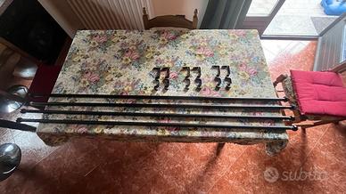 Set 4 Bastoni tende 150/300cm
