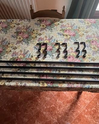 Set 4 Bastoni tende 150/300cm