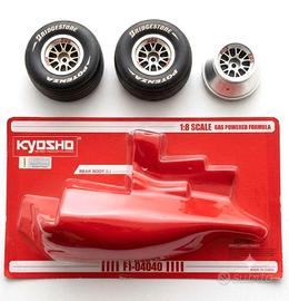 Ricambi Kyosho Carrozzeria post. e Ruote BBS 1:8