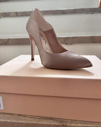 Décolleté, marca Pregunta, colore taupe, numero 35