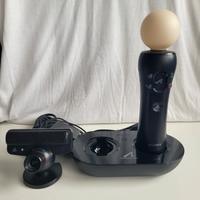 PS3 Move controller + PS Eye + Base di ricarica