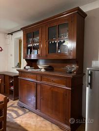 mobile legno, sala cucina divisibile 