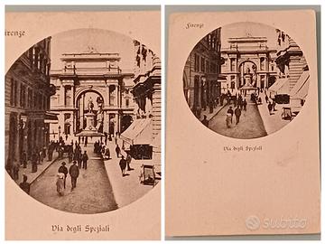 Cartolina storica via degli Speziali.
