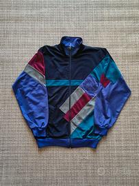 Giacca Tuta Adidas Vintage 80s 90s Colorblock XL