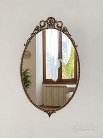 Specchio bronzato stile barocco