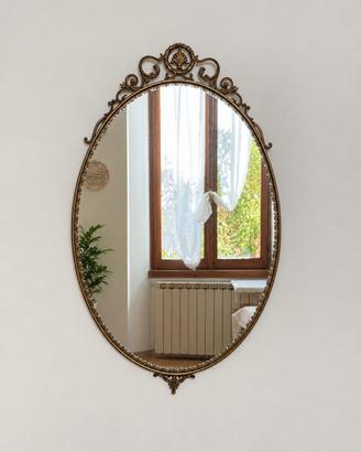 Specchio bronzato stile barocco
