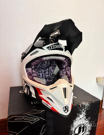 Casco da enduro/motard just 1 full carbonio